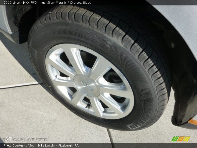 Ingot Silver Metallic / Charcoal Black 2010 Lincoln MKX FWD