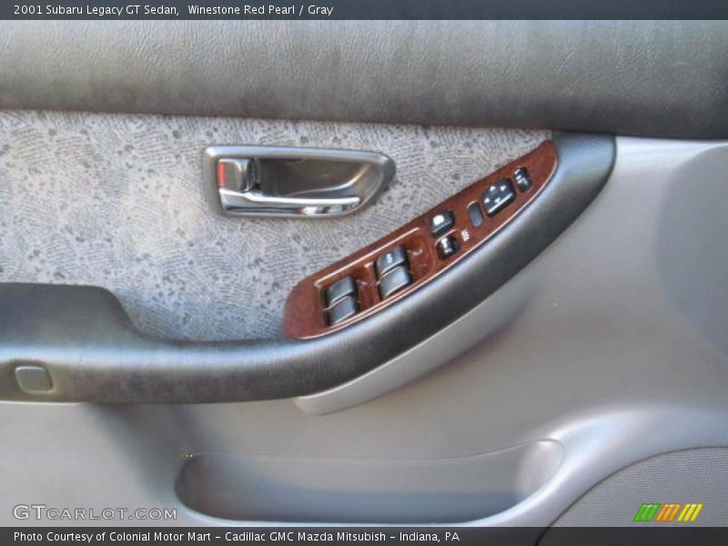 Controls of 2001 Legacy GT Sedan