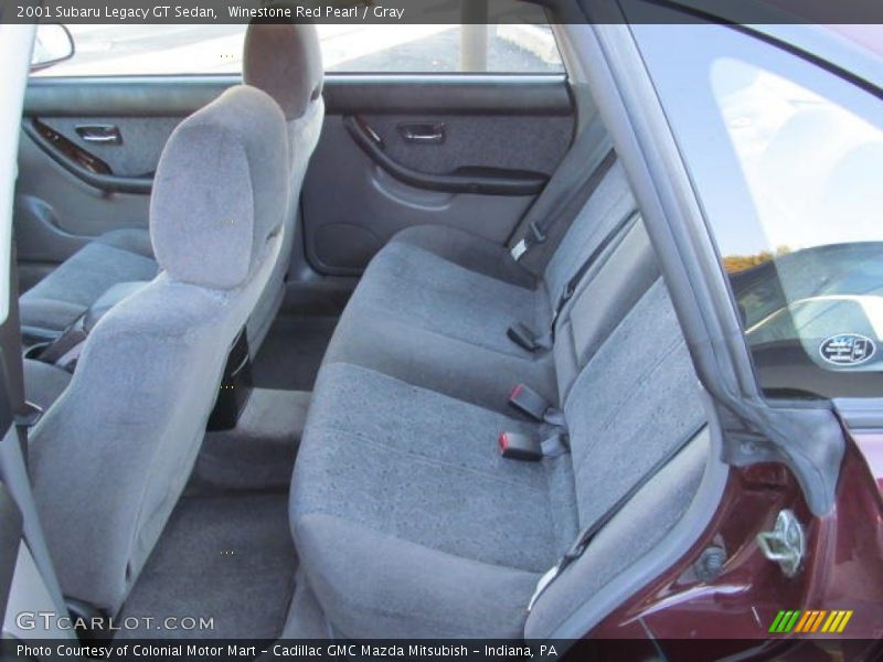 Rear Seat of 2001 Legacy GT Sedan