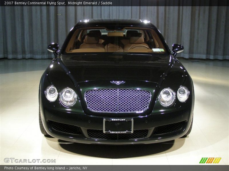 Midnight Emerald / Saddle 2007 Bentley Continental Flying Spur