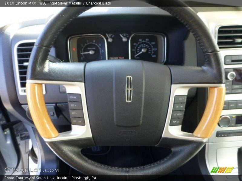 Ingot Silver Metallic / Charcoal Black 2010 Lincoln MKX FWD