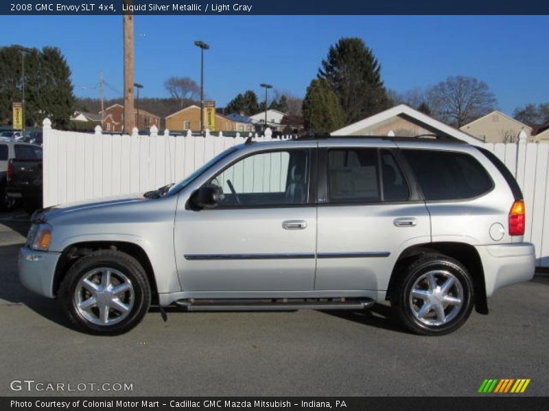 Liquid Silver Metallic / Light Gray 2008 GMC Envoy SLT 4x4