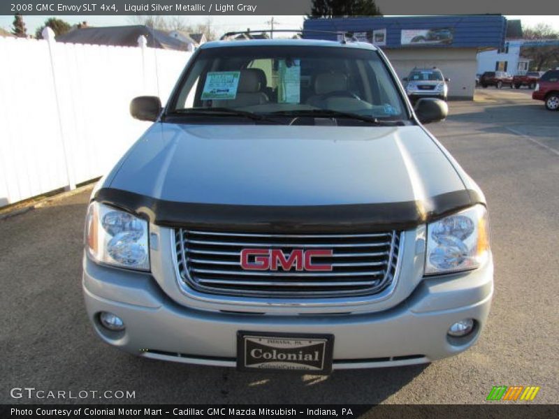 Liquid Silver Metallic / Light Gray 2008 GMC Envoy SLT 4x4