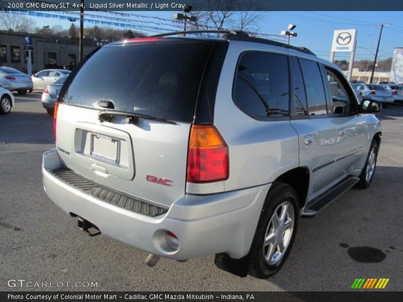 Liquid Silver Metallic / Light Gray 2008 GMC Envoy SLT 4x4