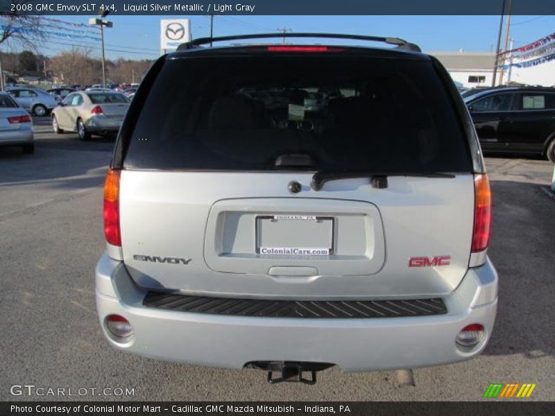 Liquid Silver Metallic / Light Gray 2008 GMC Envoy SLT 4x4