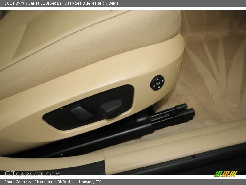 Deep Sea Blue Metallic / Beige 2011 BMW 3 Series 328i Sedan