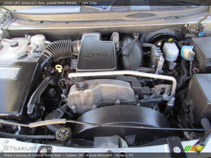 Liquid Silver Metallic / Light Gray 2008 GMC Envoy SLT 4x4