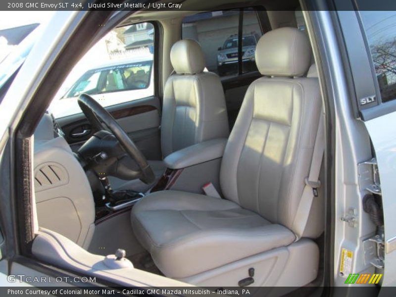 Liquid Silver Metallic / Light Gray 2008 GMC Envoy SLT 4x4