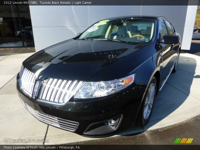 Tuxedo Black Metallic / Light Camel 2012 Lincoln MKS FWD