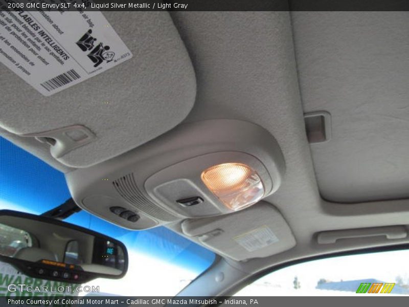Liquid Silver Metallic / Light Gray 2008 GMC Envoy SLT 4x4