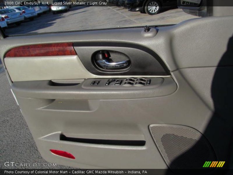 Liquid Silver Metallic / Light Gray 2008 GMC Envoy SLT 4x4