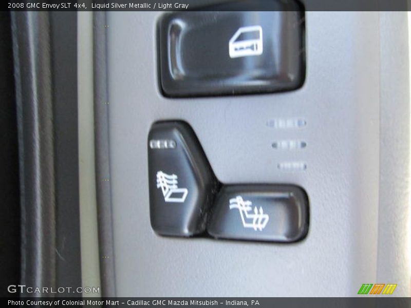Liquid Silver Metallic / Light Gray 2008 GMC Envoy SLT 4x4