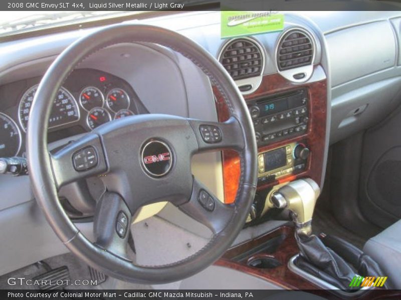 Liquid Silver Metallic / Light Gray 2008 GMC Envoy SLT 4x4