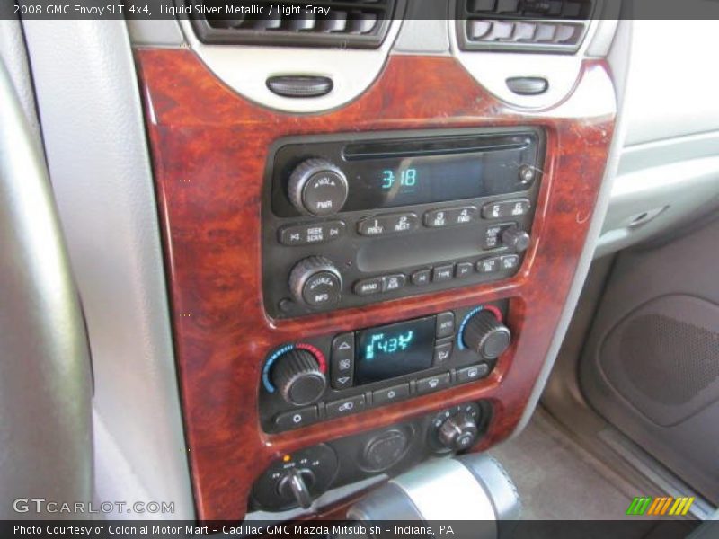 Liquid Silver Metallic / Light Gray 2008 GMC Envoy SLT 4x4