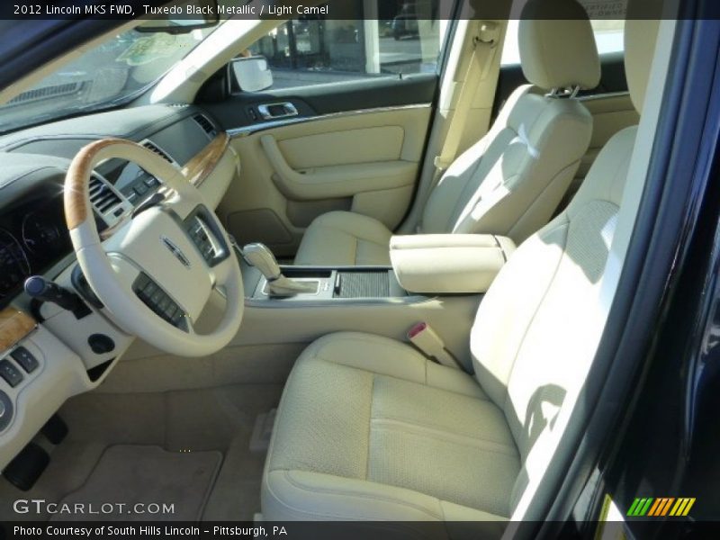 Tuxedo Black Metallic / Light Camel 2012 Lincoln MKS FWD