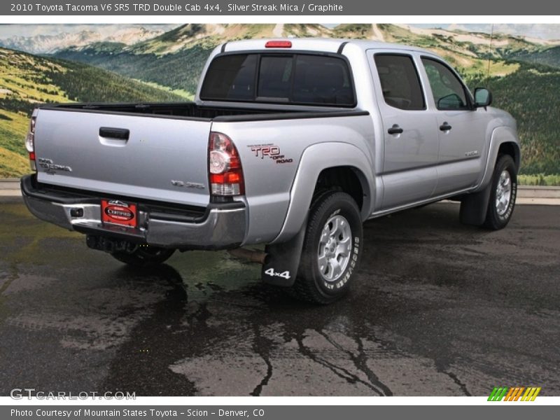 Silver Streak Mica / Graphite 2010 Toyota Tacoma V6 SR5 TRD Double Cab 4x4