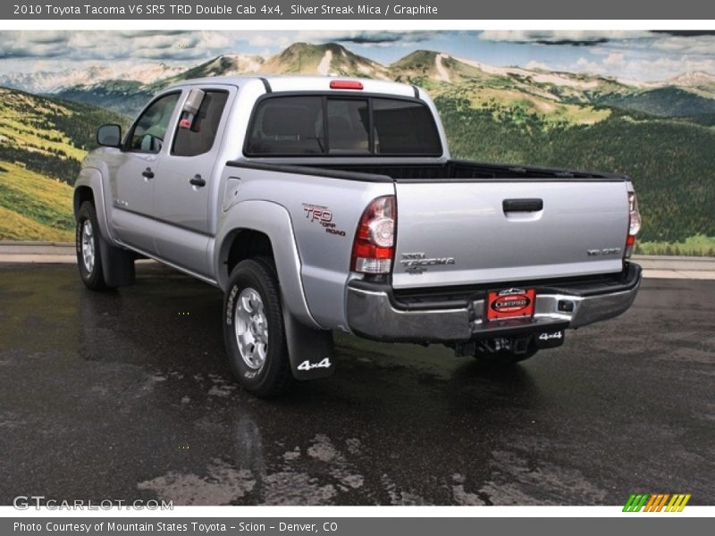 Silver Streak Mica / Graphite 2010 Toyota Tacoma V6 SR5 TRD Double Cab 4x4