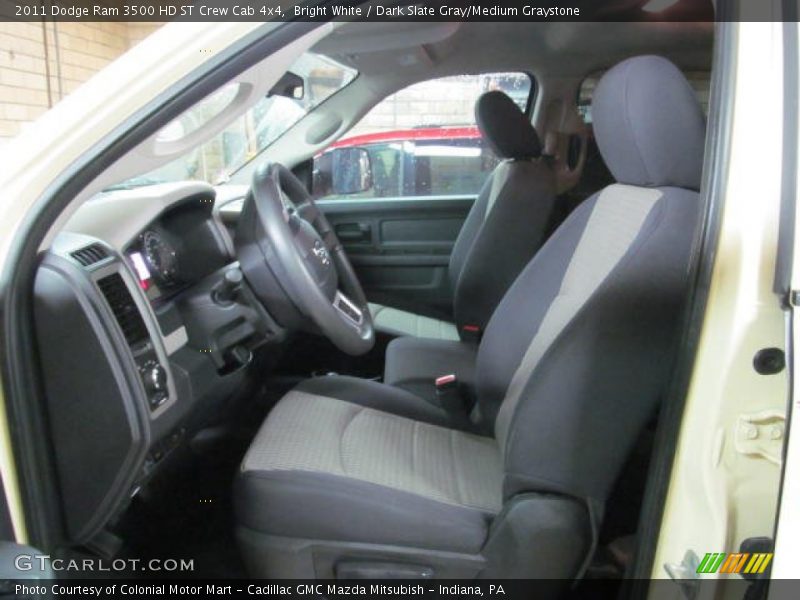 Bright White / Dark Slate Gray/Medium Graystone 2011 Dodge Ram 3500 HD ST Crew Cab 4x4