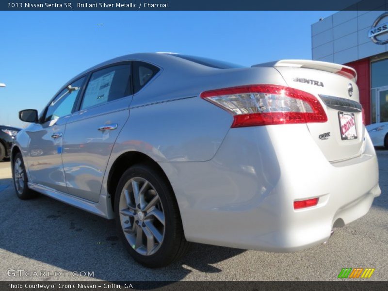 Brilliant Silver Metallic / Charcoal 2013 Nissan Sentra SR