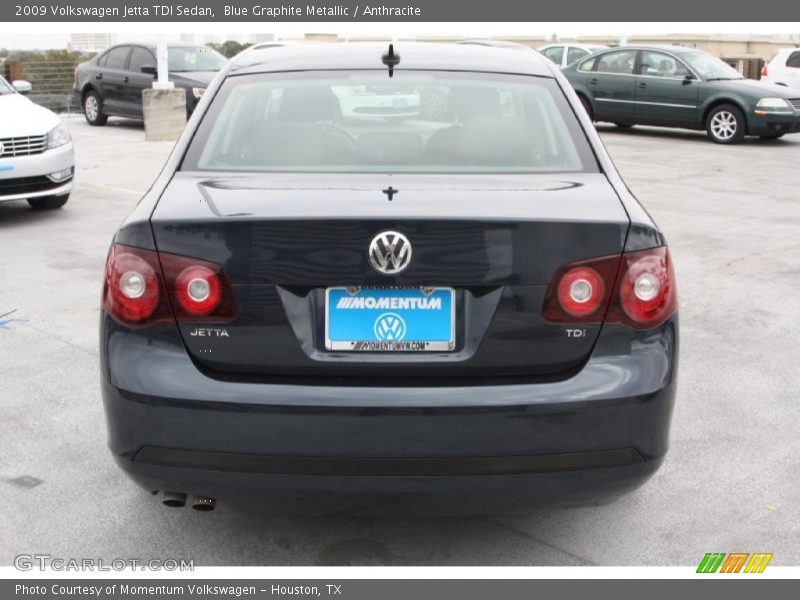 Blue Graphite Metallic / Anthracite 2009 Volkswagen Jetta TDI Sedan