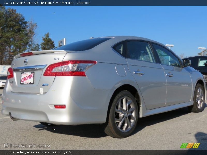 Brilliant Silver Metallic / Charcoal 2013 Nissan Sentra SR