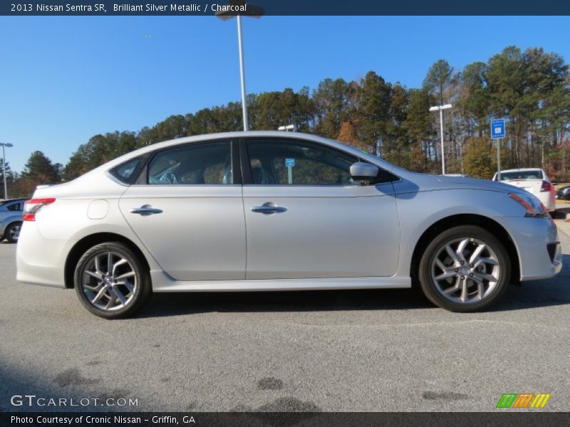Brilliant Silver Metallic / Charcoal 2013 Nissan Sentra SR