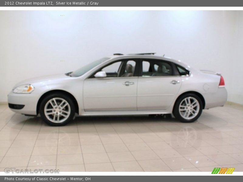 Silver Ice Metallic / Gray 2012 Chevrolet Impala LTZ