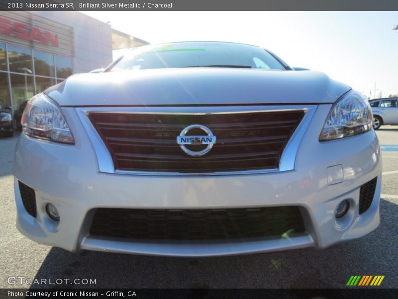 Brilliant Silver Metallic / Charcoal 2013 Nissan Sentra SR