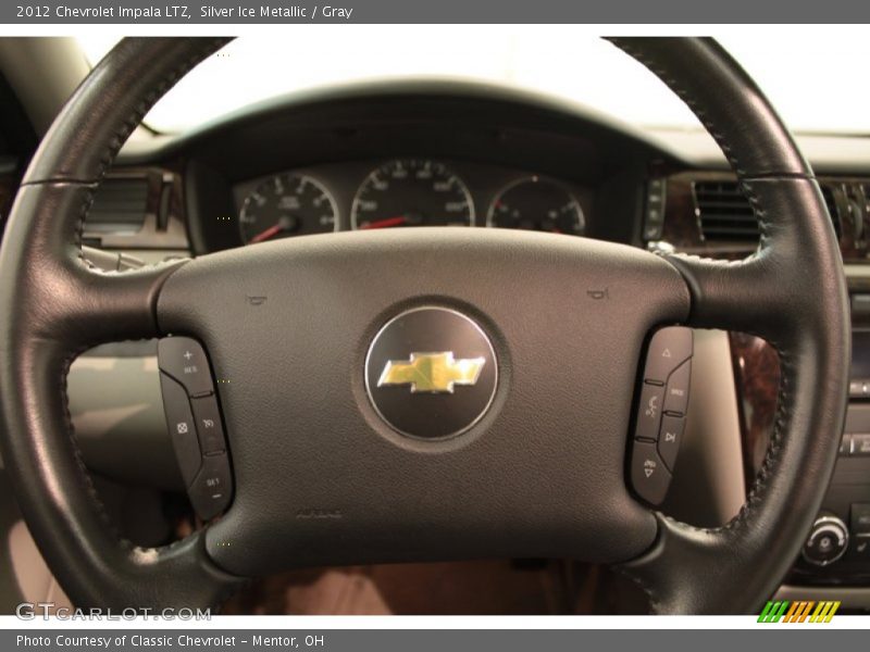 Silver Ice Metallic / Gray 2012 Chevrolet Impala LTZ