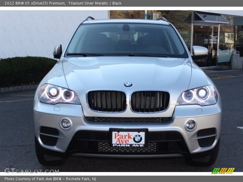 Titanium Silver Metallic / Black 2012 BMW X5 xDrive35i Premium