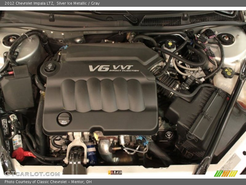 Silver Ice Metallic / Gray 2012 Chevrolet Impala LTZ