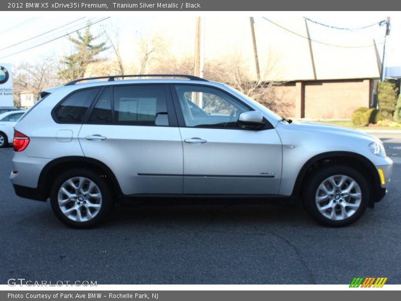 Titanium Silver Metallic / Black 2012 BMW X5 xDrive35i Premium