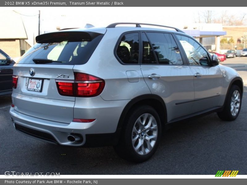 Titanium Silver Metallic / Black 2012 BMW X5 xDrive35i Premium