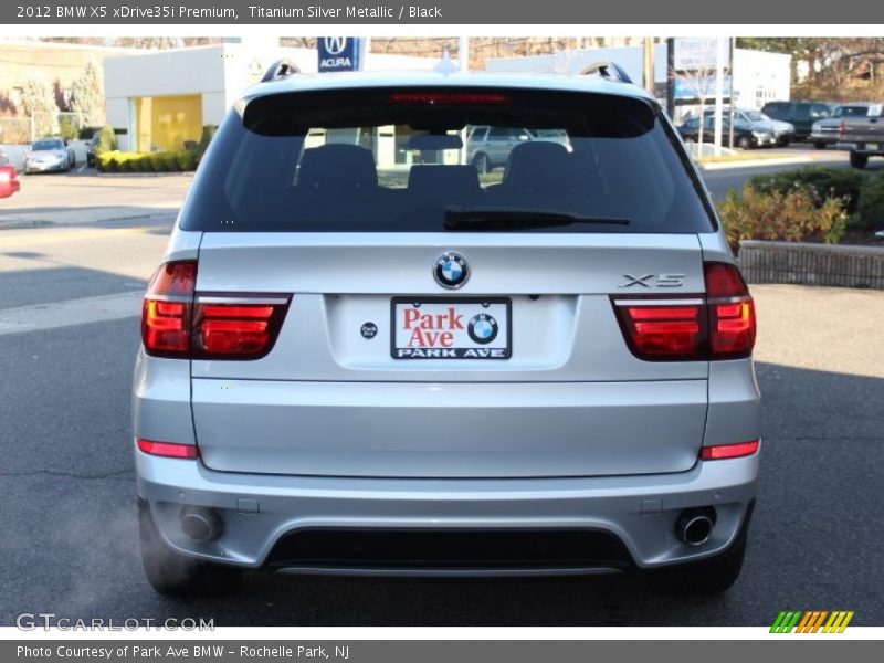Titanium Silver Metallic / Black 2012 BMW X5 xDrive35i Premium