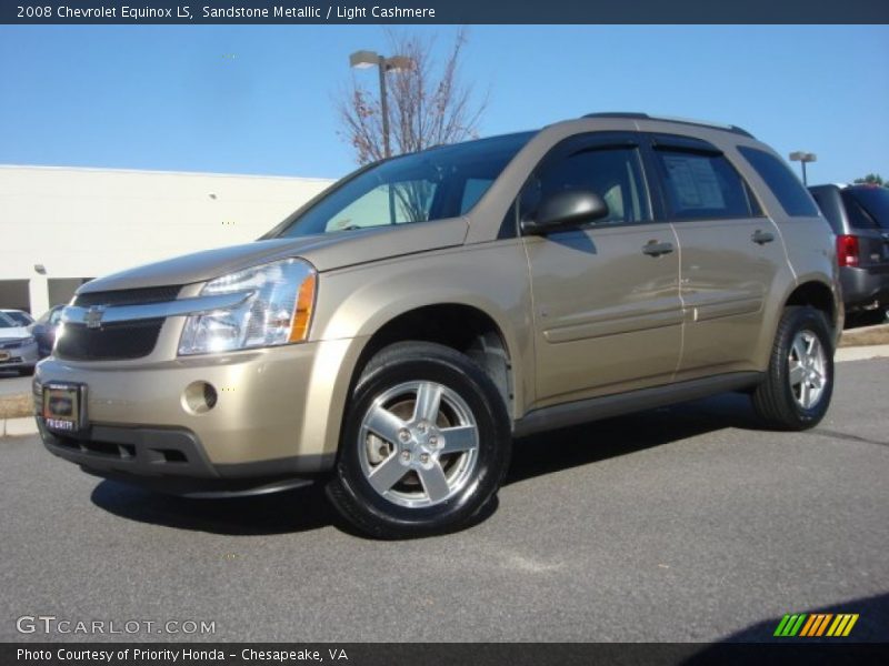 Sandstone Metallic / Light Cashmere 2008 Chevrolet Equinox LS