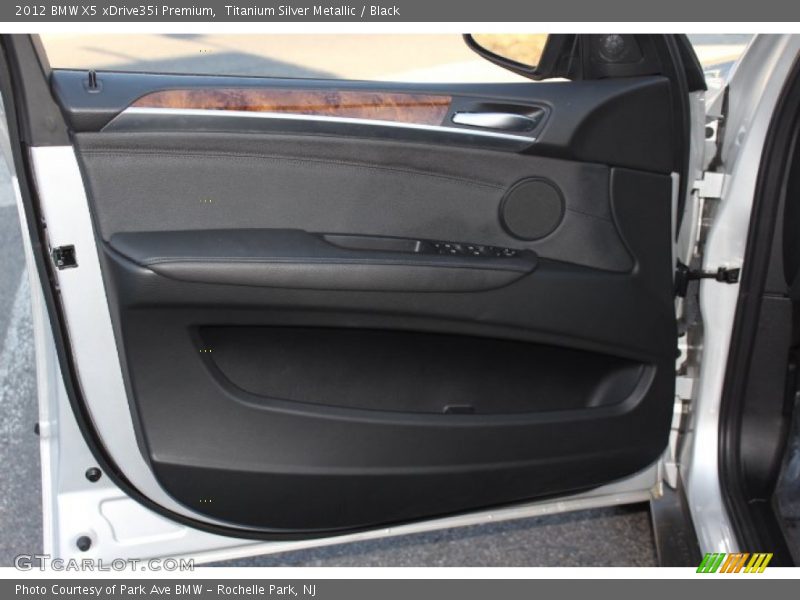 Titanium Silver Metallic / Black 2012 BMW X5 xDrive35i Premium