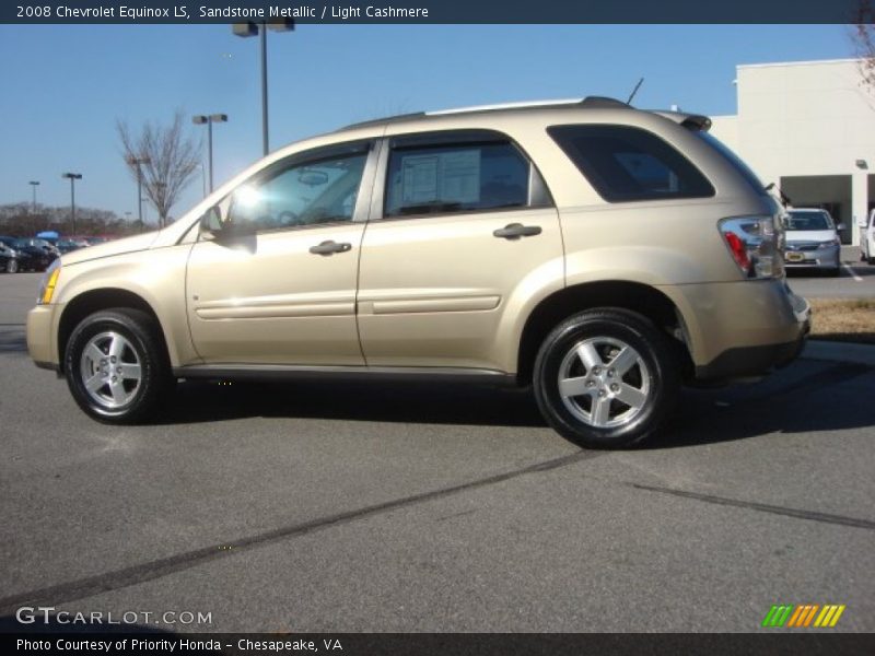 Sandstone Metallic / Light Cashmere 2008 Chevrolet Equinox LS