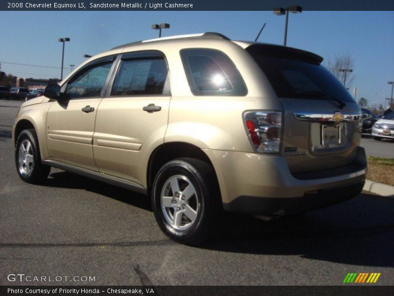 Sandstone Metallic / Light Cashmere 2008 Chevrolet Equinox LS
