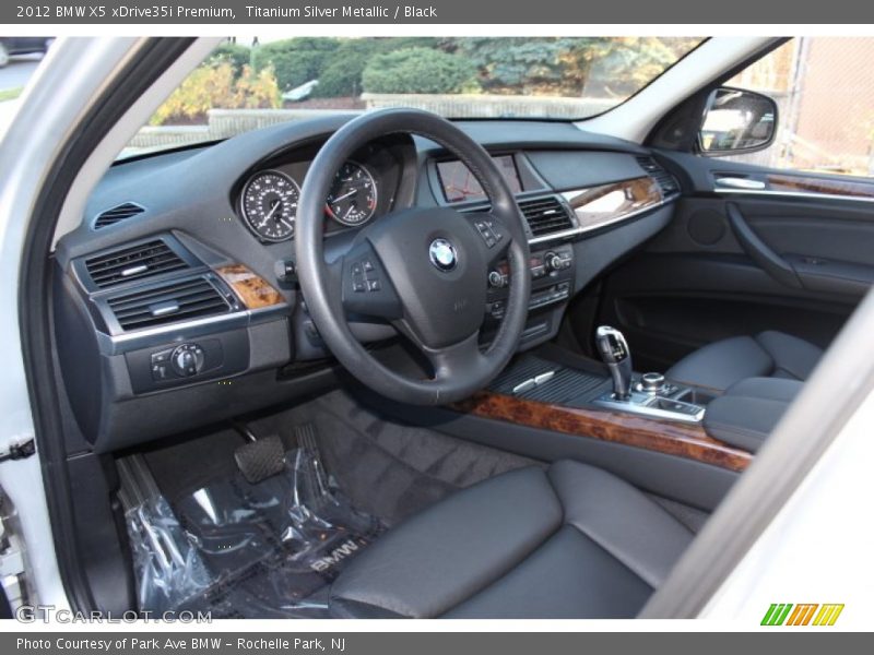 Titanium Silver Metallic / Black 2012 BMW X5 xDrive35i Premium