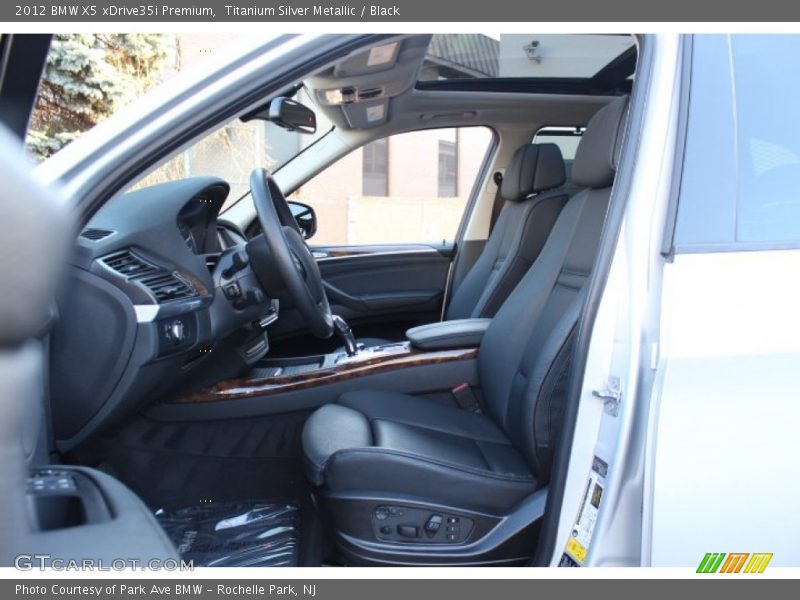 Titanium Silver Metallic / Black 2012 BMW X5 xDrive35i Premium