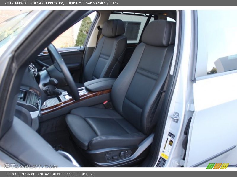 Titanium Silver Metallic / Black 2012 BMW X5 xDrive35i Premium