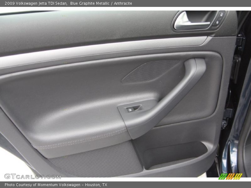 Blue Graphite Metallic / Anthracite 2009 Volkswagen Jetta TDI Sedan
