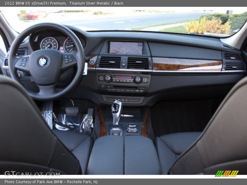 Titanium Silver Metallic / Black 2012 BMW X5 xDrive35i Premium
