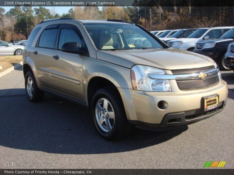 Sandstone Metallic / Light Cashmere 2008 Chevrolet Equinox LS