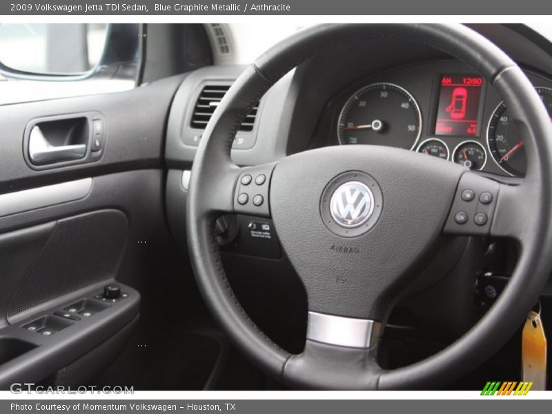 Blue Graphite Metallic / Anthracite 2009 Volkswagen Jetta TDI Sedan