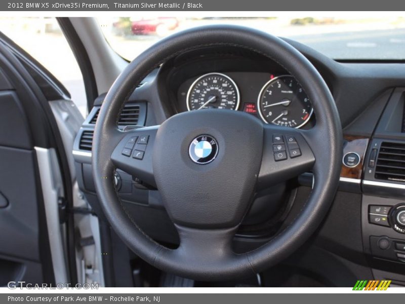 Titanium Silver Metallic / Black 2012 BMW X5 xDrive35i Premium