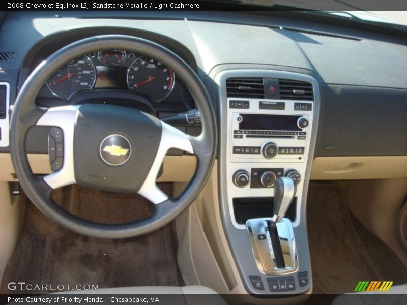 Sandstone Metallic / Light Cashmere 2008 Chevrolet Equinox LS