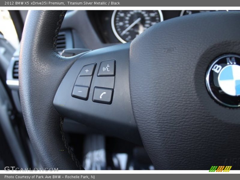 Titanium Silver Metallic / Black 2012 BMW X5 xDrive35i Premium