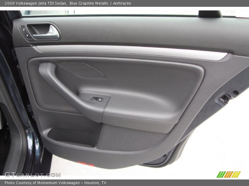Blue Graphite Metallic / Anthracite 2009 Volkswagen Jetta TDI Sedan