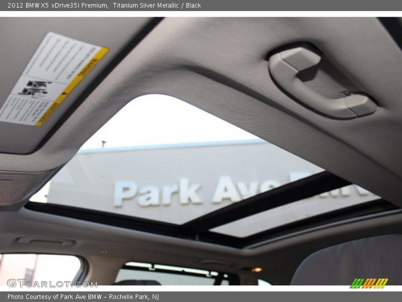 Titanium Silver Metallic / Black 2012 BMW X5 xDrive35i Premium